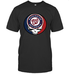 Washington Nationals Grateful Dead Steal Your Face Baseball Mens T-Shirt