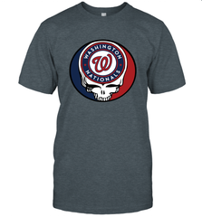 Washington Nationals Grateful Dead Steal Your Face Baseball Mens T-Shirt Mens T-Shirt - VeigarTee