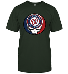 Washington Nationals Grateful Dead Steal Your Face Baseball Mens T-Shirt Mens T-Shirt - VeigarTee