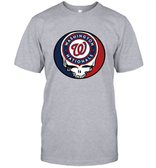 Washington Nationals Grateful Dead Steal Your Face Baseball Mens T-Shirt Mens T-Shirt - VeigarTee