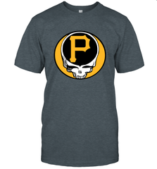 Pittsburgh Pirates Grateful Dead Steal Your Face Baseball Mens T-Shirt Mens T-Shirt - VeigarTee