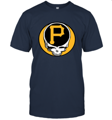 Pittsburgh Pirates Grateful Dead Steal Your Face Baseball Mens T-Shirt Mens T-Shirt - VeigarTee