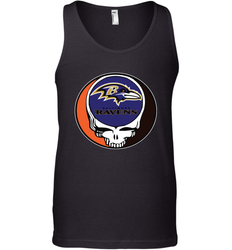 Baltimore Ravens Grateful Dead Steal Your Face NFL Football Mens Tank Top