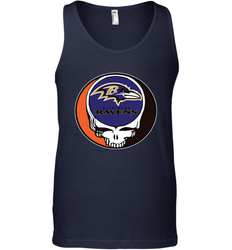 Baltimore Ravens Grateful Dead Steal Your Face NFL Football Mens Tank Top