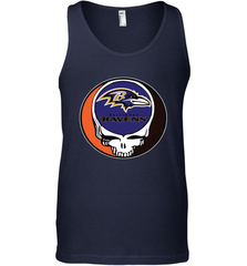 Baltimore Ravens Grateful Dead Steal Your Face NFL Football Mens Tank Top Mens Tank Top - VeigarTee