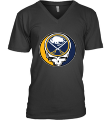 Buffalo Sabres Grateful Dead Steal Your Face Hockey NHL Mens V-Neck T-Shirt Mens V-Neck T-Shirt - VeigarTee