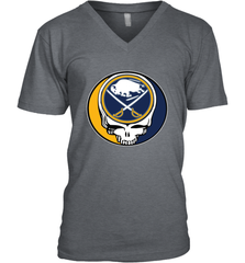 Buffalo Sabres Grateful Dead Steal Your Face Hockey NHL Mens V-Neck T-Shirt Mens V-Neck T-Shirt - VeigarTee