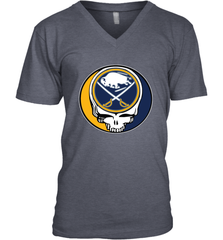 Buffalo Sabres Grateful Dead Steal Your Face Hockey NHL Mens V-Neck T-Shirt Mens V-Neck T-Shirt - VeigarTee