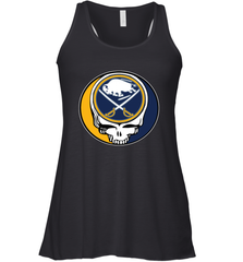 Buffalo Sabres Grateful Dead Steal Your Face Hockey NHL Womens Racerback Tank Top Womens Racerback Tank Top - VeigarTee