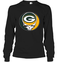 Green Bay Packers Grateful Dead Steal Your Face NFL Football Adult Long Sleeve T-Shirt Adult Long Sleeve T-Shirt - VeigarTee