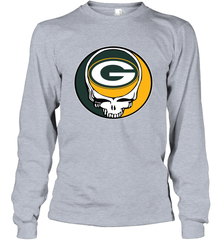 Green Bay Packers Grateful Dead Steal Your Face NFL Football Adult Long Sleeve T-Shirt Adult Long Sleeve T-Shirt - VeigarTee
