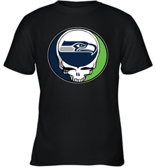 Seattle Seahawks Grateful Dead Steal Your Face NFL Football Youth T-Shirt Youth T-Shirt - VeigarTee