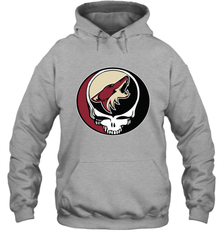 Arizona Coyotes Grateful Dead Steal Your Face Hockey NHL Adult Hoodie Sweatshirt Adult Hoodie Sweatshirt - VeigarTee