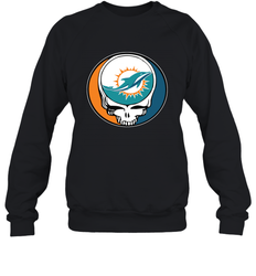Miami Dolphins Grateful Dead Steal Your Face NFL Football Adult Sweatshirt