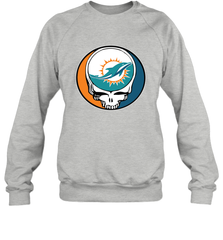 Miami Dolphins Grateful Dead Steal Your Face NFL Football Adult Sweatshirt Adult Sweatshirt - VeigarTee
