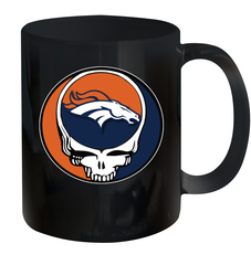 Denver Broncos Grateful Dead Steal Your Face NFL Football Ceramic Mug 11oz Ceramic Mug 11oz - VeigarTee