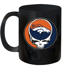 Denver Broncos Grateful Dead Steal Your Face NFL Football Ceramic Mug 11oz Ceramic Mug 11oz - VeigarTee