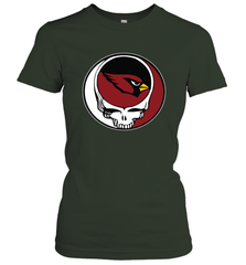 Arizona Cardinals Grateful Dead Steal Your Face NFL Football Womens T-Shirt Womens T-Shirt - VeigarTee