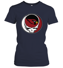 Arizona Cardinals Grateful Dead Steal Your Face NFL Football Womens T-Shirt Womens T-Shirt - VeigarTee