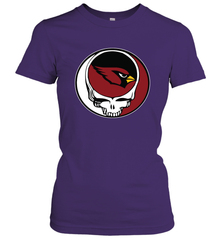 Arizona Cardinals Grateful Dead Steal Your Face NFL Football Womens T-Shirt Womens T-Shirt - VeigarTee