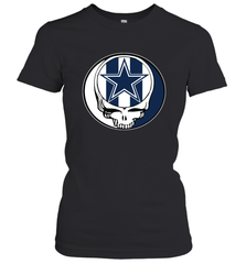 Dallas Cowboys Grateful Dead Steal Your Face NFL Football Womens T-Shirt Womens T-Shirt - VeigarTee