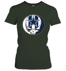Dallas Cowboys Grateful Dead Steal Your Face NFL Football Womens T-Shirt Womens T-Shirt - VeigarTee