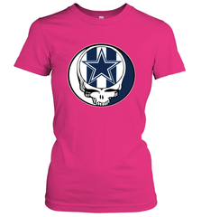 Dallas Cowboys Grateful Dead Steal Your Face NFL Football Womens T-Shirt Womens T-Shirt - VeigarTee