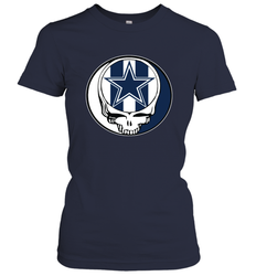 Dallas Cowboys Grateful Dead Steal Your Face NFL Football Womens T-Shirt