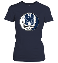 Dallas Cowboys Grateful Dead Steal Your Face NFL Football Womens T-Shirt Womens T-Shirt - VeigarTee