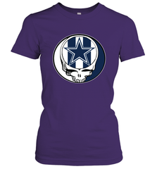 Dallas Cowboys Grateful Dead Steal Your Face NFL Football Womens T-Shirt Womens T-Shirt - VeigarTee