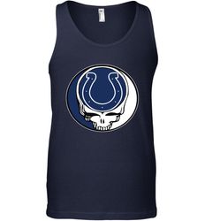 Indianapolis Colts Grateful Dead Steal Your Face NFL Football Mens Tank Top