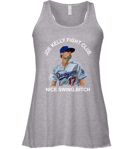Joe Kelly Fight Club Nice Swing Bitch Womens Racerback Tank Top