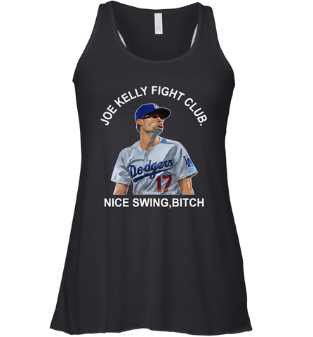 Joe Kelly Fight Club Nice Swing Bitch Womens Racerback Tank Top