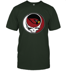 Arizona Cardinals Grateful Dead Steal Your Face NFL Football Mens T-Shirt Mens T-Shirt - VeigarTee