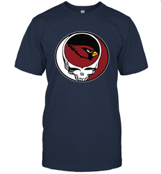 Arizona Cardinals Grateful Dead Steal Your Face NFL Football Mens T-Shirt