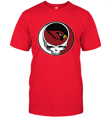 Arizona Cardinals Grateful Dead Steal Your Face NFL Football Mens T-Shirt Mens T-Shirt - VeigarTee