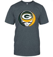Green Bay Packers Grateful Dead Steal Your Face NFL Football Mens T-Shirt Mens T-Shirt - VeigarTee