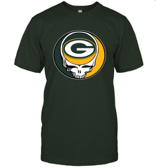 Green Bay Packers Grateful Dead Steal Your Face NFL Football Mens T-Shirt Mens T-Shirt - VeigarTee