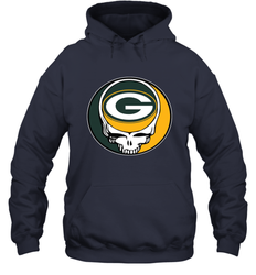 Green Bay Packers Grateful Dead Steal Your Face NFL Football Adult Hoodie Sweatshirt