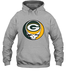 Green Bay Packers Grateful Dead Steal Your Face NFL Football Adult Hoodie Sweatshirt Adult Hoodie Sweatshirt - VeigarTee