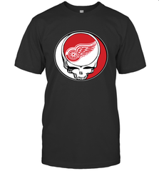 Detroit Red Wings Grateful Dead Steal Your Face Hockey NHL Mens T-Shirt Mens T-Shirt - VeigarTee