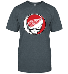 Detroit Red Wings Grateful Dead Steal Your Face Hockey NHL Mens T-Shirt Mens T-Shirt - VeigarTee