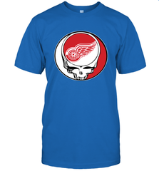 Detroit Red Wings Grateful Dead Steal Your Face Hockey NHL Mens T-Shirt Mens T-Shirt - VeigarTee