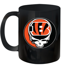 Cincinnati Bengals Grateful Dead Steal Your Face NFL Football Ceramic Mug 11oz Ceramic Mug 11oz - VeigarTee
