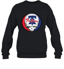 Philadelphia Phillies Grateful Dead Steal Your Face Baseball Adult Sweatshirt Adult Sweatshirt - VeigarTee
