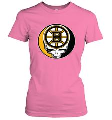 Boston Bruins Grateful Dead Steal Your Face Hockey NHL Womens T-Shirt Womens T-Shirt - VeigarTee