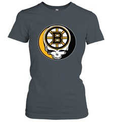 Boston Bruins Grateful Dead Steal Your Face Hockey NHL Womens T-Shirt Womens T-Shirt - VeigarTee