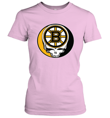Boston Bruins Grateful Dead Steal Your Face Hockey NHL Womens T-Shirt Womens T-Shirt - VeigarTee