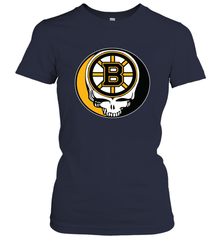 Boston Bruins Grateful Dead Steal Your Face Hockey NHL Womens T-Shirt Womens T-Shirt - VeigarTee