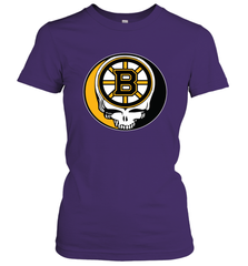Boston Bruins Grateful Dead Steal Your Face Hockey NHL Womens T-Shirt Womens T-Shirt - VeigarTee